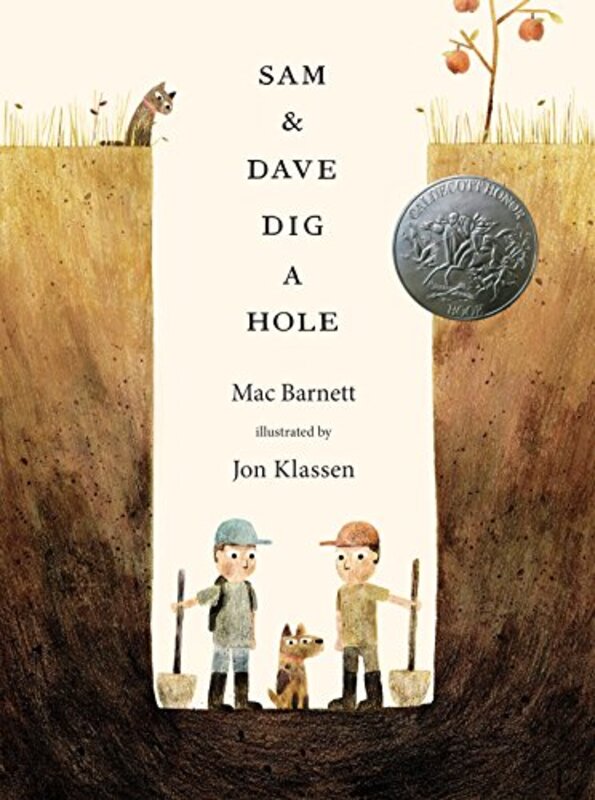 Book cover for "Sam and Dave Dig a Hole" by Mac Barnett