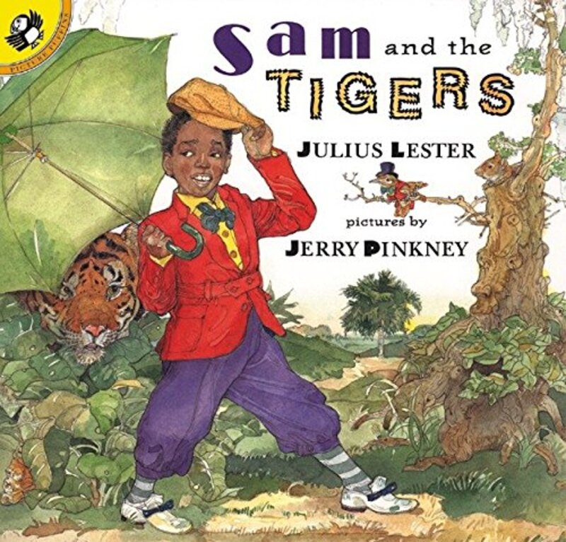 Book cover for "Sam and the Tigers" by Julius Lester