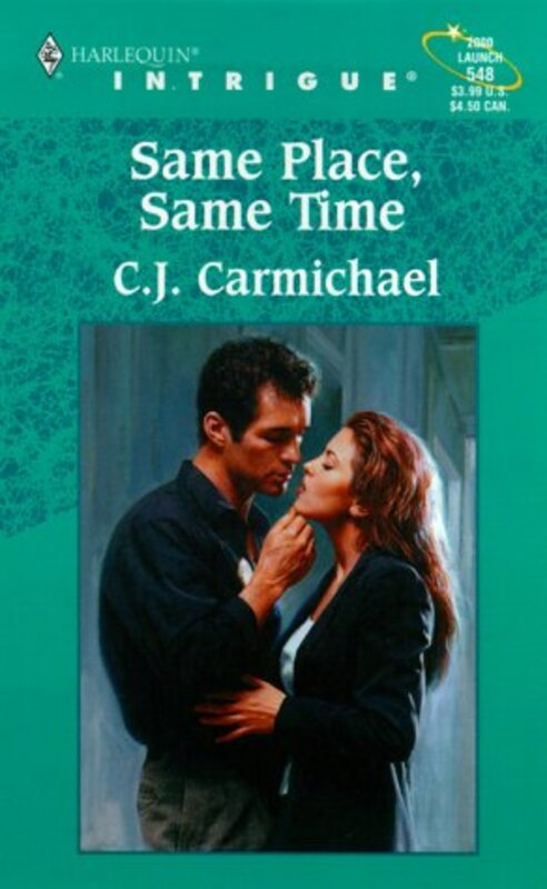 Book cover for "Same Place, Same Time" by CJ Carmichael