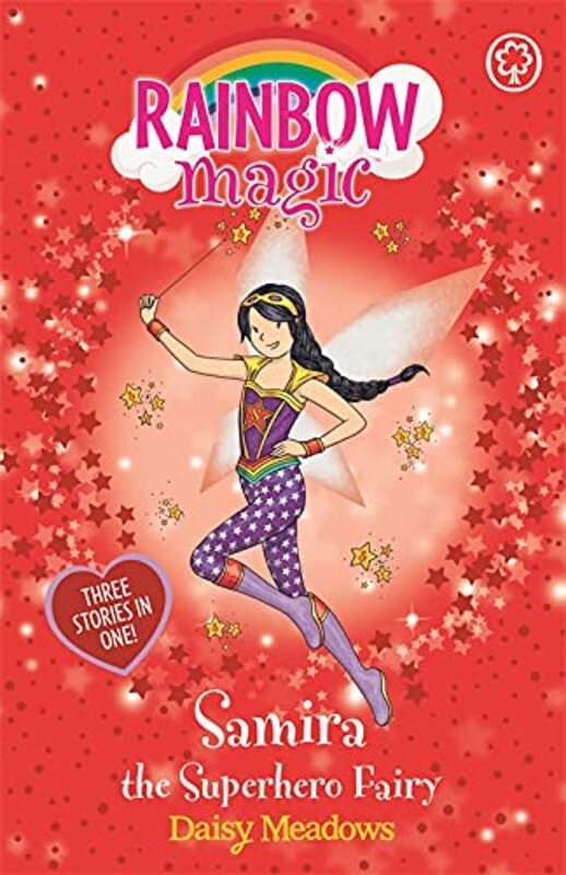 Book cover for "Samira the Superhero Fairy" by Daisy Meadows