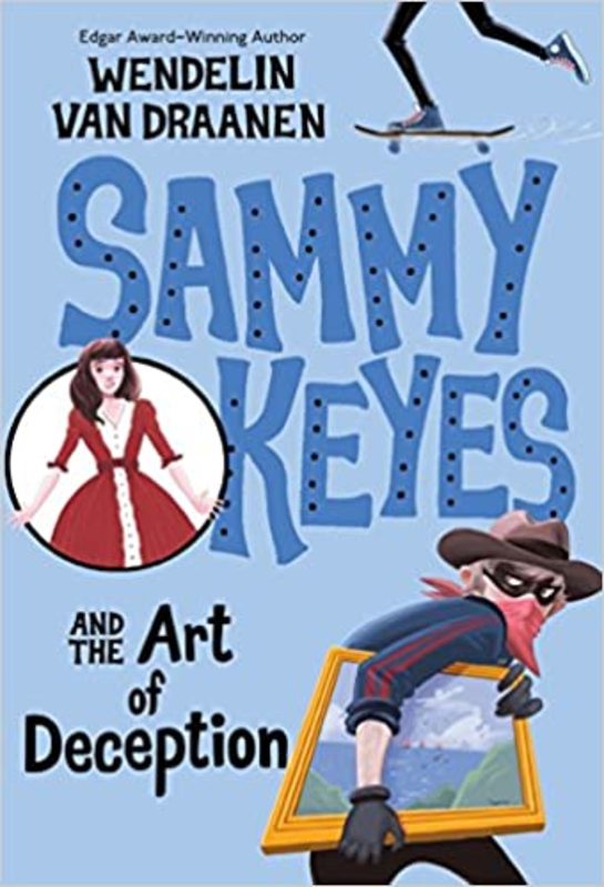 Book cover for "Sammy Keyes and the Art of Deception" by Wendelin Van Draanen