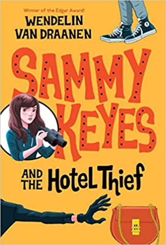 Book cover for "Sammy Keyes and the Hotel Thief" by Wendelin Van Draanen