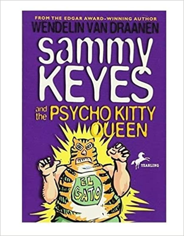 Book cover for "Sammy Keyes and the Psycho Kitty Queen" by Wendelin Van Draanen
