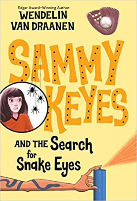 Book cover for "Sammy Keyes and the Search for Snake Eyes" by Wendelin Van Draanen