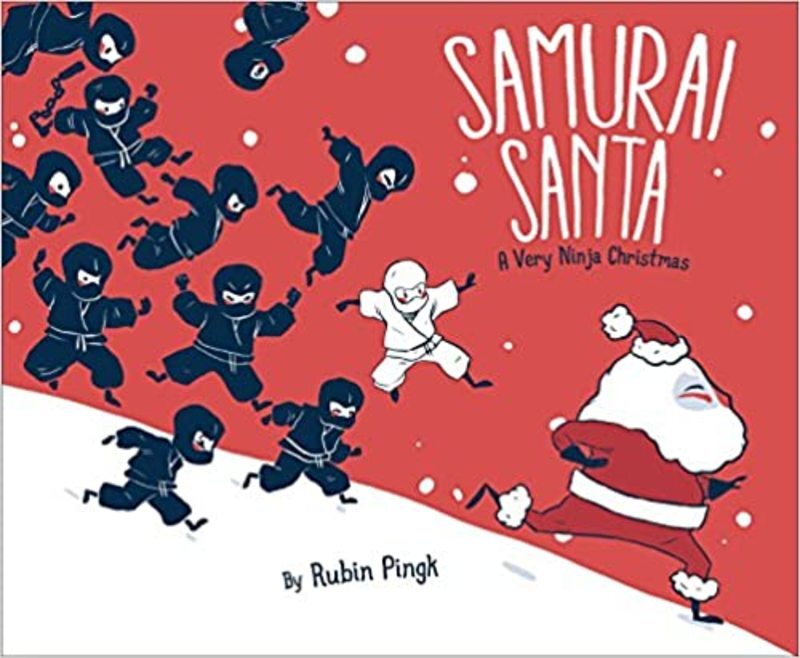 Book cover for "Samurai Santa" by Rubin Pingk