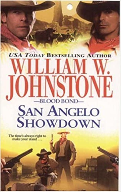 Book cover for "San Angelo Showdown" by William W Johnstone