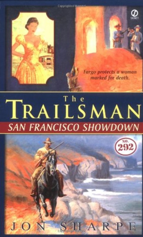 Book cover for "San Francisco Showdown" by Jon Sharpe