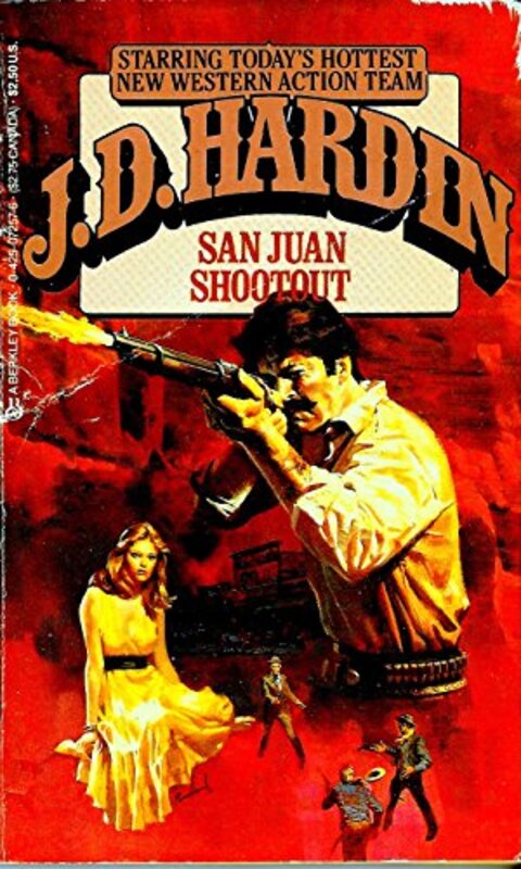 Book cover for "San Juan Shootout" by JD Hardin