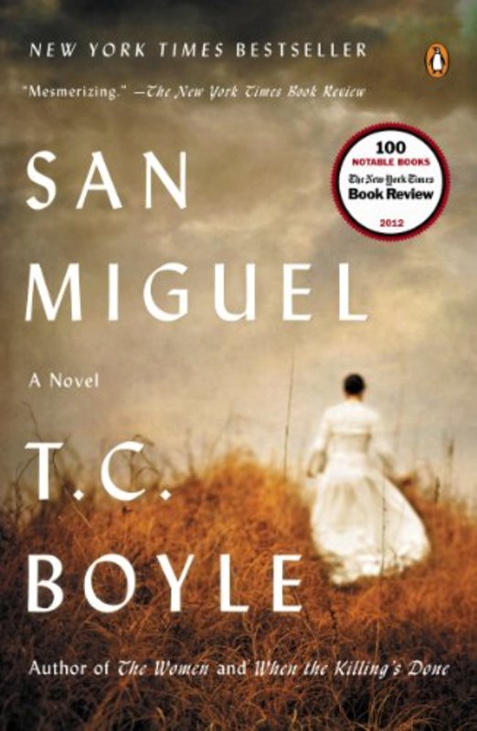 Book cover for "San Miguel" by T.C. Boyle