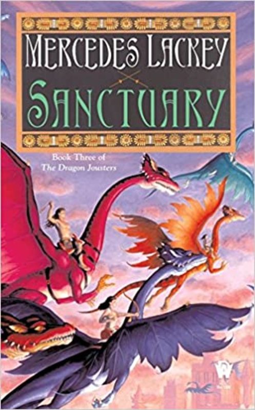Book cover for "Sanctuary" by Mercedes Lackey