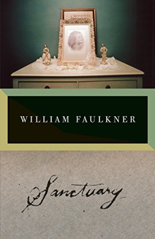 Book cover for "Sanctuary" by William Faulkner