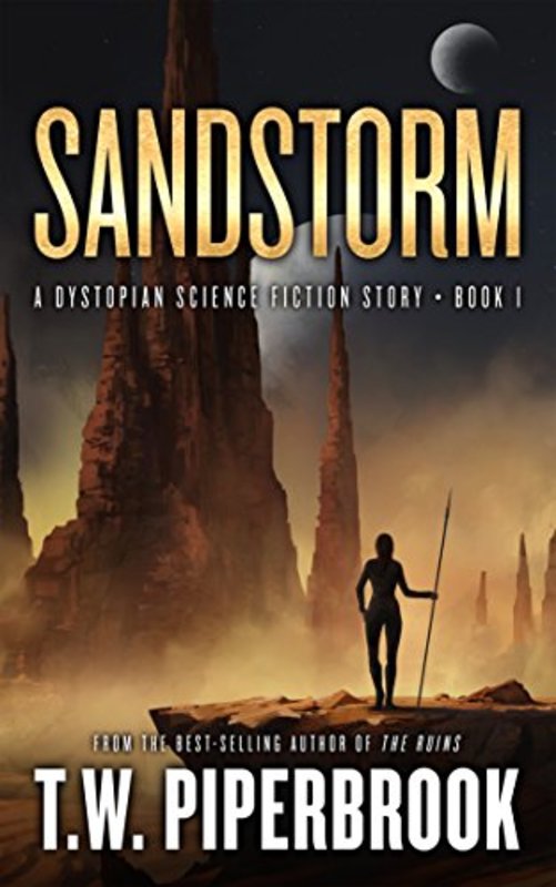 Book cover for "Sandstorm" by T W Piperbrook