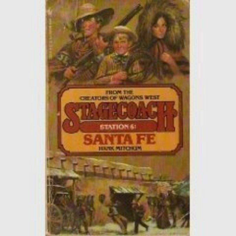 Book cover for "Santa Fe" by Hank Mitchum