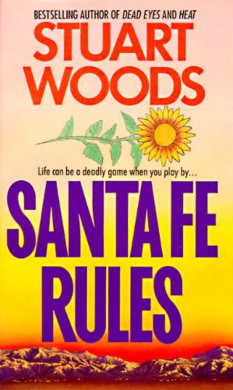Book cover for "Santa Fe Rules" by Stuart Woods
