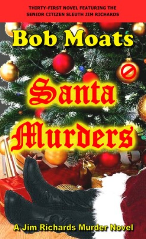 Book cover for "Santa Murders" by Bob Moats
