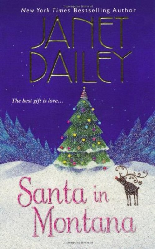 Book cover for "Santa in Montana" by Janet Dailey