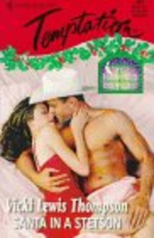 Book cover for "Santa in a Stetson" by Vicki Lewis Thompson