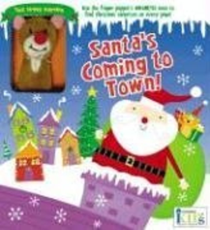 Book cover for "Santa's Coming to Town" by Tish Rabe
