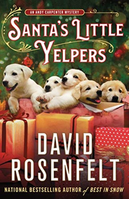 Book cover for "Santa's Little Yelpers" by David Rosenfelt