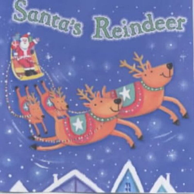 Book cover for "Santa's Reindeer" by Liz Pichon