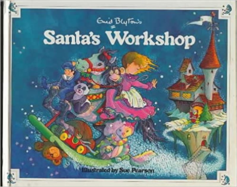 Book cover for "Santa's Workshop" by Enid Blyton
