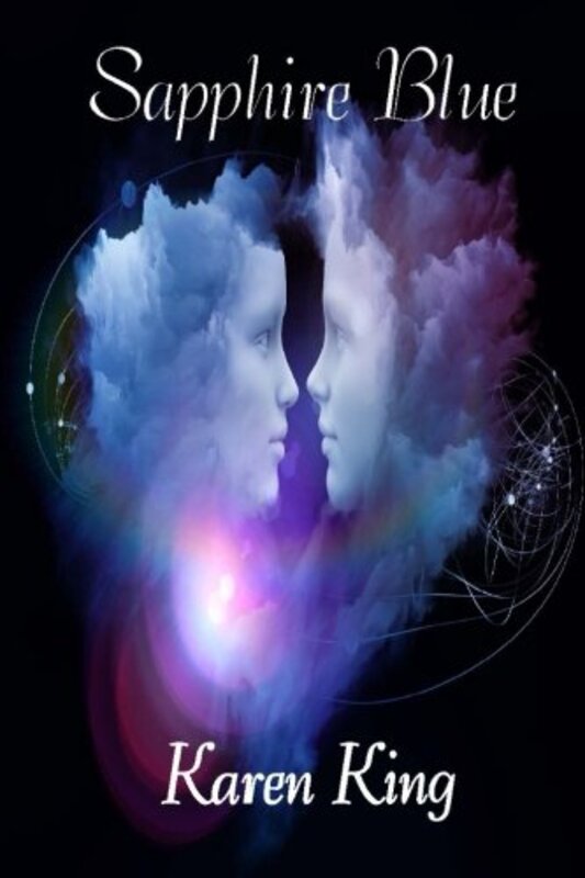 Book cover for "Sapphire Blue" by Karen King