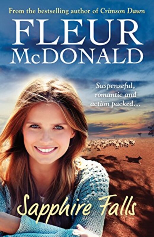 Book cover for "Sapphire Falls" by Fleur McDonald