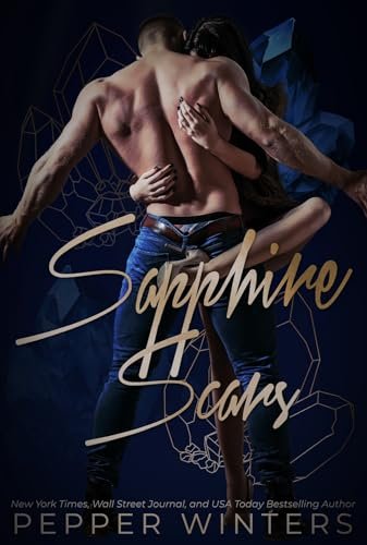 Book cover for "Sapphire Scars" by Pepper Winters