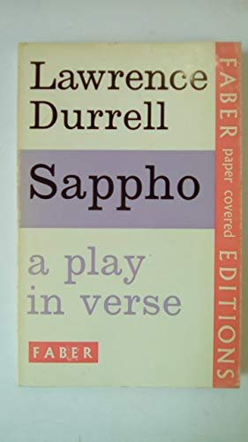 Book cover for "Sappho" by Lawrence Durrell