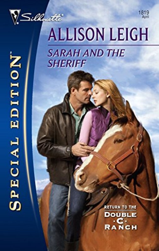 Book cover for "Sarah and The Sheriff" by Allison Leigh