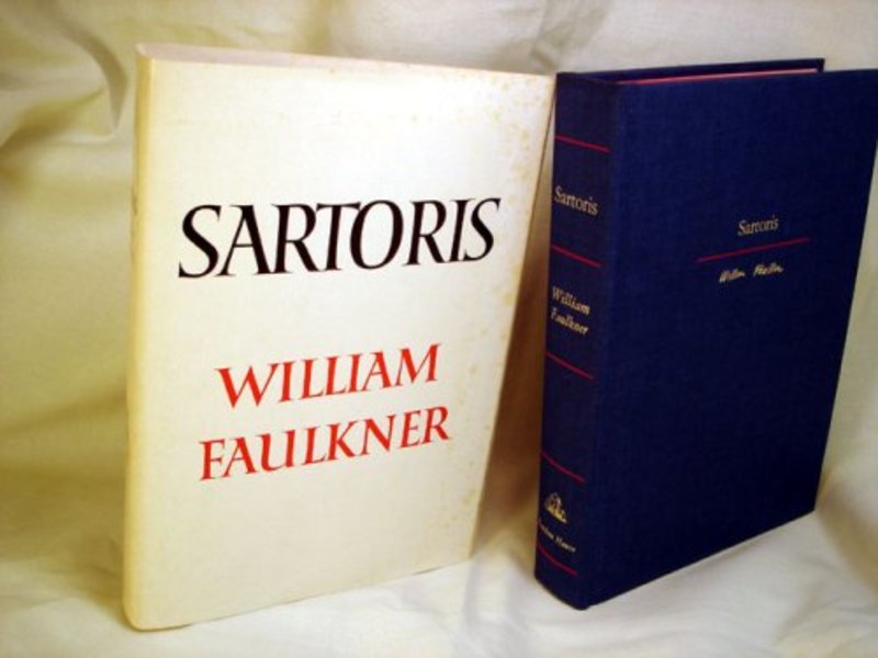 Book cover for "Sartoris" by William Faulkner