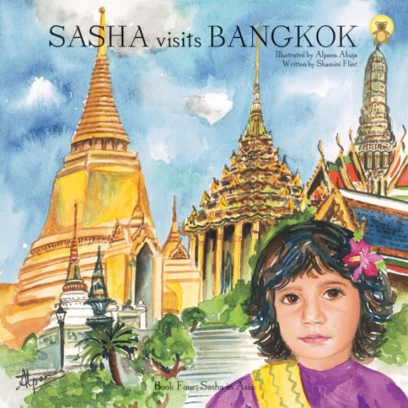 Book cover for "Sasha Visits Bangkok" by Shamini Flint