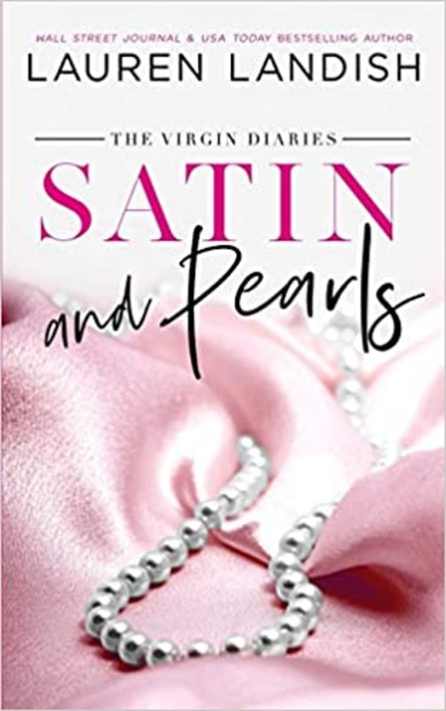 Book cover for "Satin and Pearls" by Lauren Landish