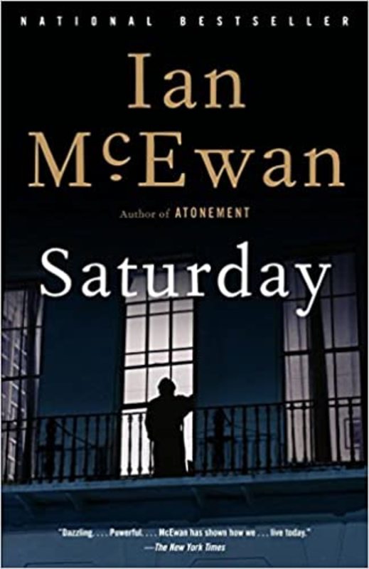 Book cover for "Saturday" by Ian McEwan