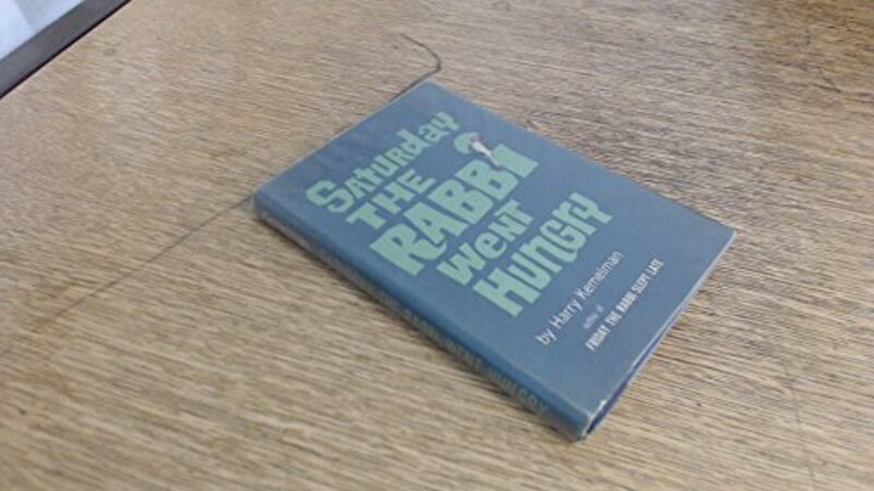 Book cover for "Saturday the Rabbi Went Hungry" by Harry Kemelman
