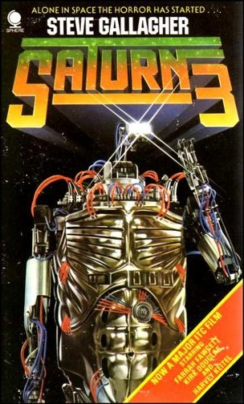 Book cover for "Saturn 3" by Stephen Gallagher