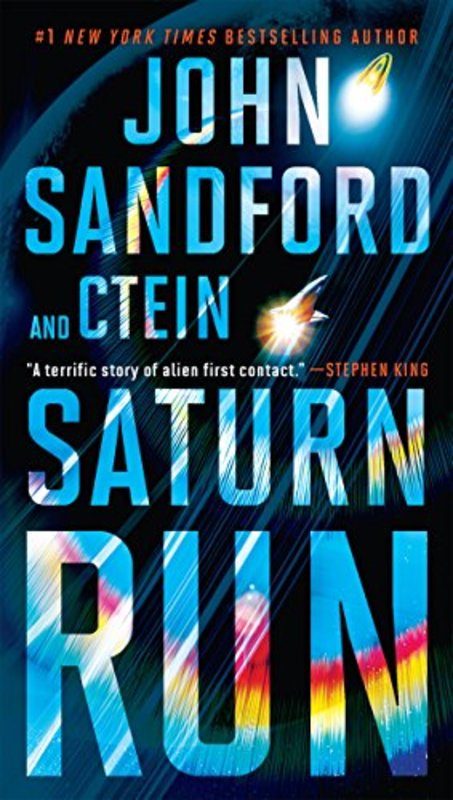 Book cover for "Saturn Run" by John Sandford
