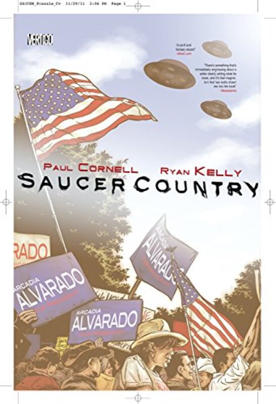 Book cover for "Saucer Country, Vol. 1" by Paul Cornell