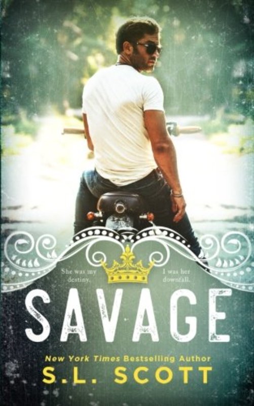 Book cover for "Savage" by SL Scott
