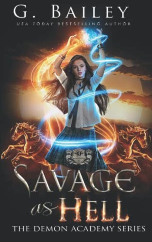 Book cover for "Savage As Hell" by G Bailey