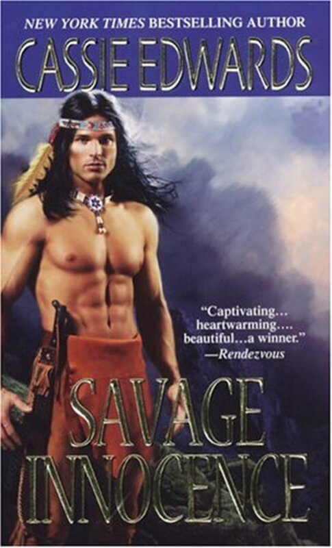 Book cover for "Savage Innocence" by Cassie Edwards