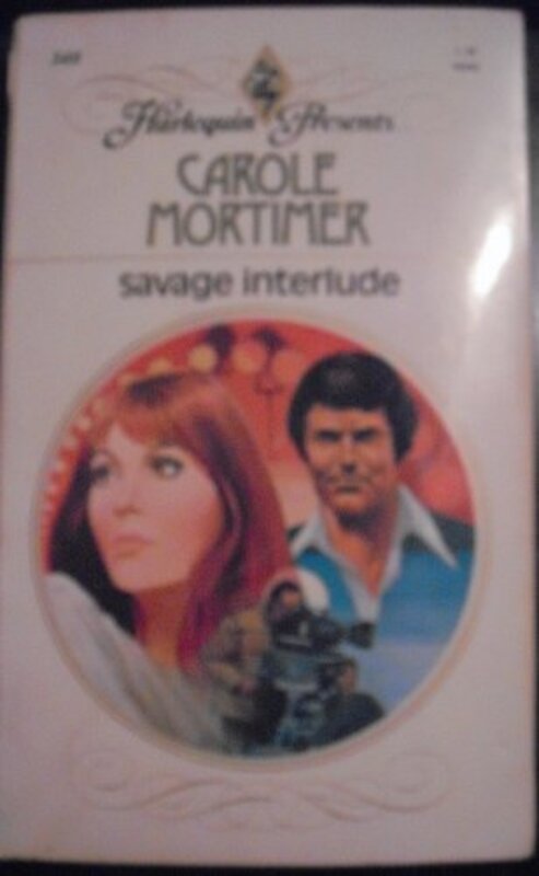 Book cover for "Savage Interlude" by Carole Mortimer