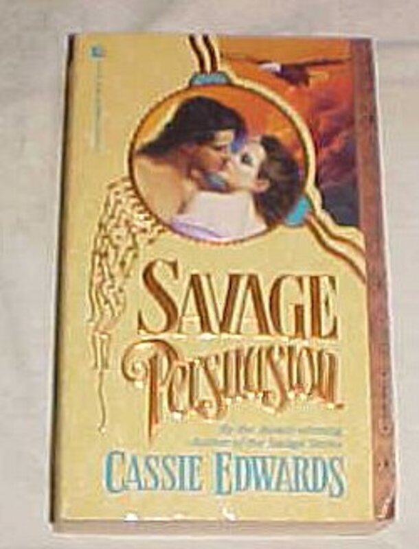 Book cover for "Savage Persuasion" by Cassie Edwards
