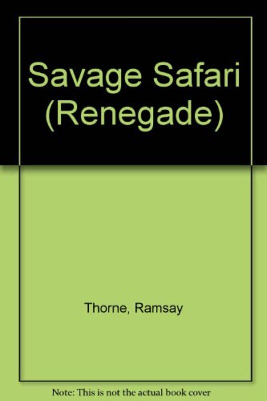 Book cover for "Savage Safari" by Lou Cameron