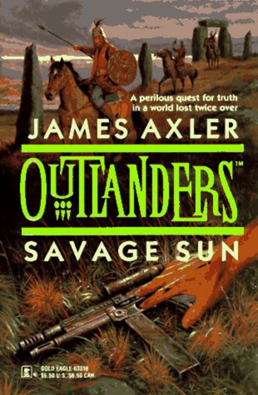 Book cover for "Savage Sun" by James Axler