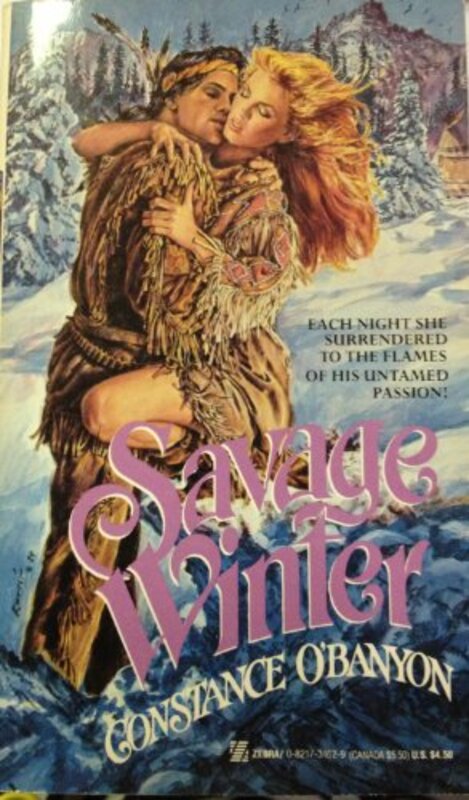 Book cover for "Savage Winter" by Constance O'Banyon