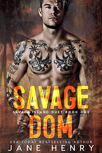 Book cover for "Savage Dom" by Jane Henry