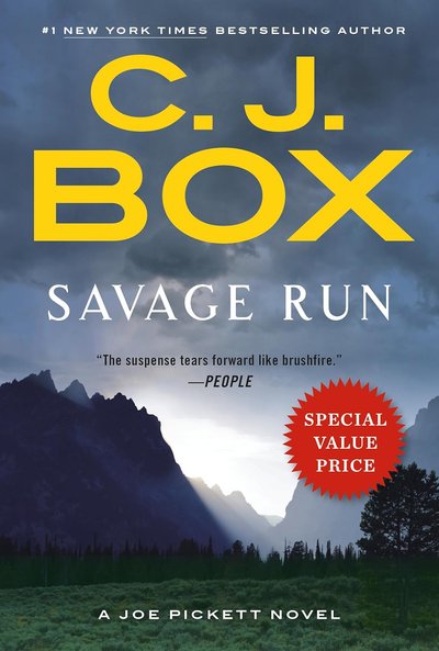 Book cover for "Savage Run" by CJ Box