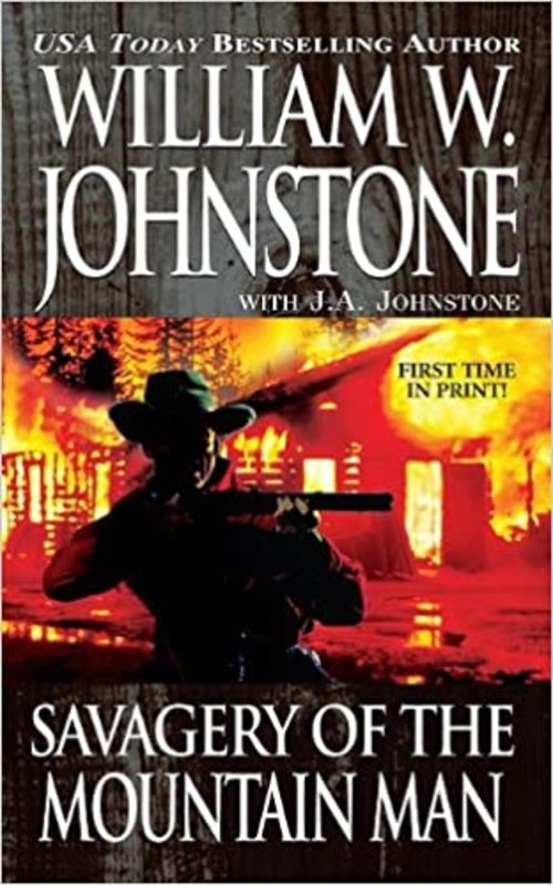 Book cover for "Savagery of the Mountain Man" by William W. Johnstone