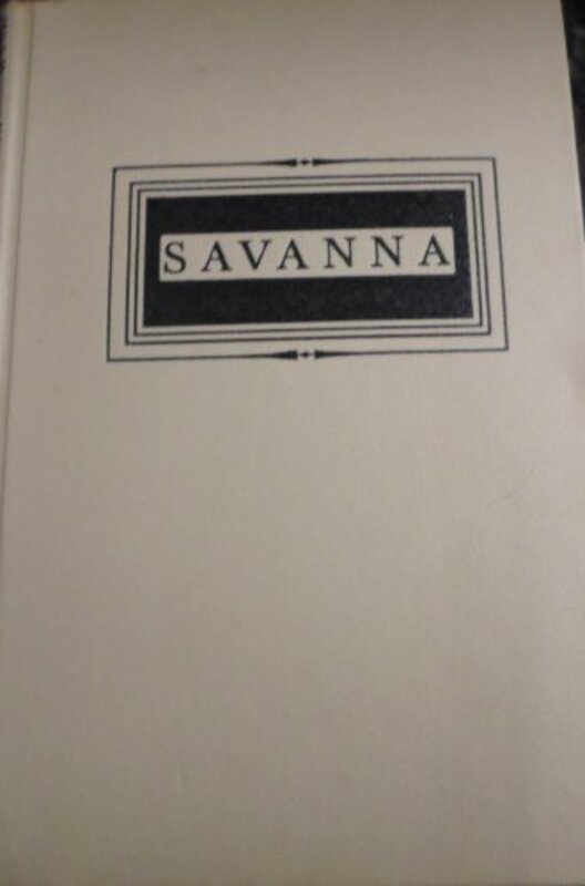 Book cover for "Savanna" by Janice Holt Giles